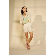 Sac banane Hindbag Olivia Terry - Vert amande