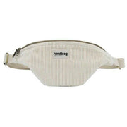 Hindbag Olivia Velvet Classic Bum Bag - Cream
