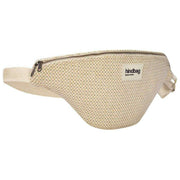 Sac banane tissé Hindbag Olivia - Nude