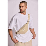 Sac banane tissé Hindbag Olivia - Nude