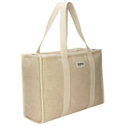 Sac fourre-tout tissé Hindbag Oscar - Beige Nude