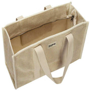 Sac fourre-tout tissé Hindbag Oscar - Beige Nude