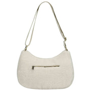 Hindbag Rosa Grand Sac à Bandoulière Teddy - Blanc Arctique