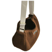 Hindbag Rosa Grand Sac à Bandoulière Teddy - Marron