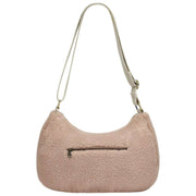 Grand sac à bandoulière Hindbag Rosa Teddy - Rose poudré