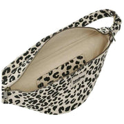 Grand sac banane Hindbag Sasha - Léopard blanc cassé