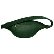 Grand sac banane Hindbag Sasha - Velours Vert Pin