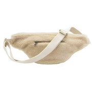 Hindbag Sasha Large Teddy Bum Bag - Cream
