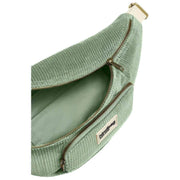 Sac Banane Hindbag Sofia XL - Velours Vert Menthe