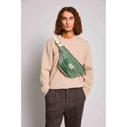 Sac Banane Hindbag Sofia XL - Velours Vert Menthe