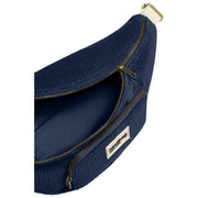Sac Banane Hindbag Sofia XL - Velours Bleu Marine