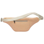 Sac Banane Tissé Hindbag Sofia XL - Rouge Corail