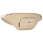 Sac Banane Tissé Hindbag Sofia XL - Beige Nude