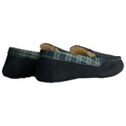 Chaussons Mocassins Hunter à Col Tartan - Marine