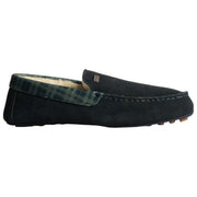 Chaussons Mocassins Hunter à Col Tartan - Marine