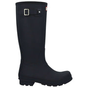 Bottes hautes Hunter Original doublées de tartan - Noir/Olive foncé