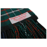 Écharpe en laine d'agneau Ingles Buchan Ferguson - Vert/Bleu/Rouge