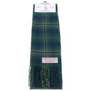 Écharpe en laine d'agneau Ingles Buchan Kennedy - Vert/Jaune/Rouge