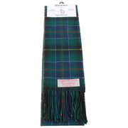 Écharpe en laine d'agneau Ingles Buchan Maclnnes - Vert/Bleu/Rouge
