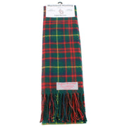 Écharpe de chasse en laine d'agneau Ingles Buchan Maclntosh - Vert/Rouge/Jaune