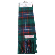 Ingles Buchan Mitchell Écharpe en laine d'agneau - Vert/Bleu/Rouge