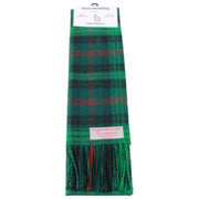 Écharpe de chasse en laine d'agneau Ingles Buchan Ross - Vert/Noir/Rouge