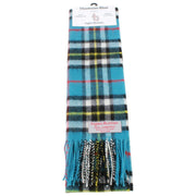 Écharpe en laine d'agneau bleue Ingles Buchan Thomson - Bleu/Noir/Jaune