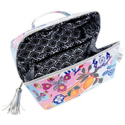 Trousse à cosmétiques Jessica Russell Flint Amalfi - Bleu/Jaune/Rose