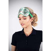 Masque pour les yeux en soie Jessica Russell Flint Capricorne - Vert/Beige