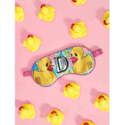 Masque pour les yeux en soie Jessica Russell Flint D for Duck - Rose/Jaune