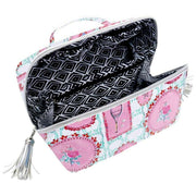 Trousse à cosmétiques Jessica Russell Flint Hamptons - Rose/Bleu/Blanc