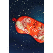 Masque pour les yeux en soie Flint Leo de Jessica Russell - Orange/Beige