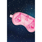 Masque pour les yeux en soie Flint Libra de Jessica Russell - Rose