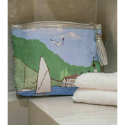 Trousse de maquillage Jessica Russell Flint St Ives - Bleu/Vert/Blanc