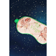 Masque pour les yeux en soie Jessica Russell Flint Virgo - Beige/Vert