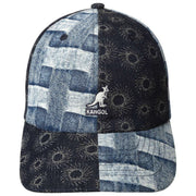 Casquette de Baseball Kangol Denim Mashup - Bleu Pique-Nique