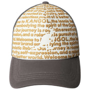 Casquette Trucker à Imprimé Fin Kangol - Gris