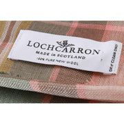 Locharron of Scotland Alba Dundee Écharpe fine en mérinos - Rose/Gris/Jaune