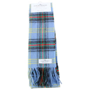Écharpe en laine d'agneau Locharron of Scotland Bowhill Bell of Borders - Bleu