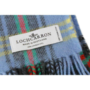 Écharpe en laine d'agneau Locharron of Scotland Bowhill Bell of Borders - Bleu