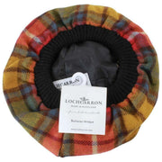 Locharron of Scotland Buchannan Antique Lambswool Tam - Rouge/Jaune/Vert