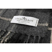 Locharron of Scotland Écharpe de chasse en laine d'agneau Darwin Macrae - Gris