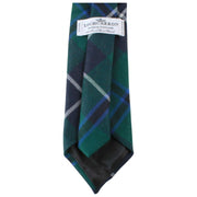 Locharron of Scotland Reiver Douglas Cravate Tartan Moderne - Marine/Vert Foncé