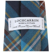Locharron of Scotland Reiver Holyrood Cravate Tartan Moderne - Bleu