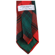 Locharron of Scotland Reiver Kerr Cravate Tartan Moderne - Rouge/Vert