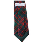 Locharron of Scotland Reiver MacArthur Clan Cravate Tartan Moderne - Vert Foncé/Marine/Rouge