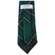 Locharron of Scotland Reiver MacLean Hunting Cravate moderne - Noir/Vert/Blanc