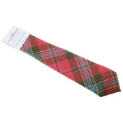 Locharron of Scotland Reiver MacLean of Duart Cravate tartan patinée - Rose rose/vert
