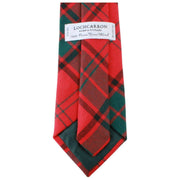 Locharron of Scotland Reiver Maxwell Cravate Tartan Moderne - Rouge/Vert