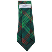 Locharron of Scotland Reiver Ross Hunting Cravate tartan moderne – Vert/rouge
